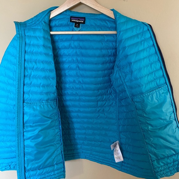 Women’s Blue Patagonia 84750 down quilted puffer jacket sweater full zip… - Picture 7 of 9
